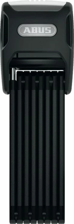 ABUS Faltschloss - Bordo Alarm 6000A/120 Schwarz Inkl. Halterung