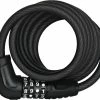Abus Spiralkabelschloss - Numero 5510C/180 Black -Fahrräder Verkaufsladen numero 5510c 180 black