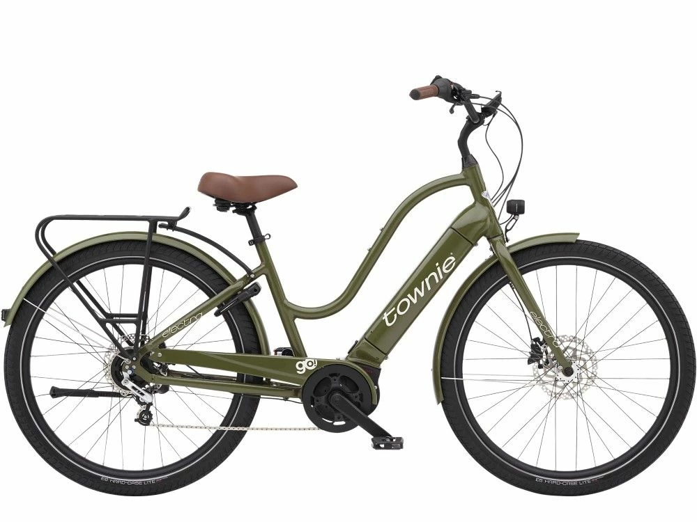 Electra Townie Path Go! 10D Step-Thru Olive 3 Electra Townie Path Go! 10D Step-Thru Olive